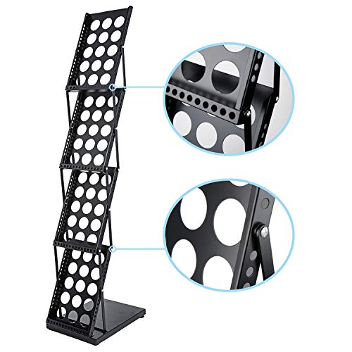 Polmart Brochure Magazine Catalog Literature Display Rack, 4 Pockets - Thumbnail 2