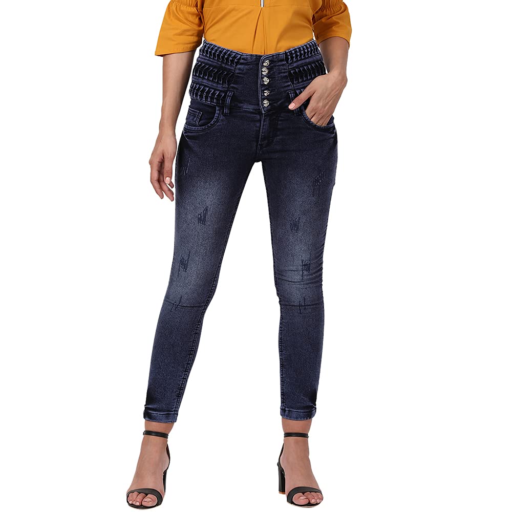 Buy V2 VALUE & VARIETY Women's Denim Jeans (Blue_1121050514014) at