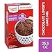 Duncan Hines Mug Cakes, Chocolate Lovers Cake Mix, 25.3 oz (10 Individual 2.5 oz Pouches)