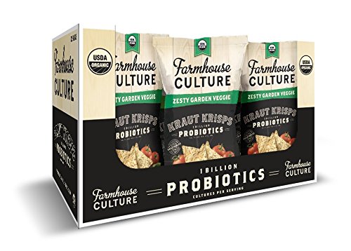 Farmhouse Culture Kraut Krisps, Zesty Garden Veggie Bags, 12-5 oz.