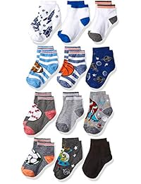 Cherokee - Calcetines cortos para niño (12 unidades)