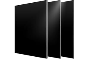 SVERTIBO G10 300x335x2.5mm Fiberglass Composite Laminate Sheet, Glass Fiber Epoxy Resin Panel for DIY Craft 0.5-10mm Available (Black)