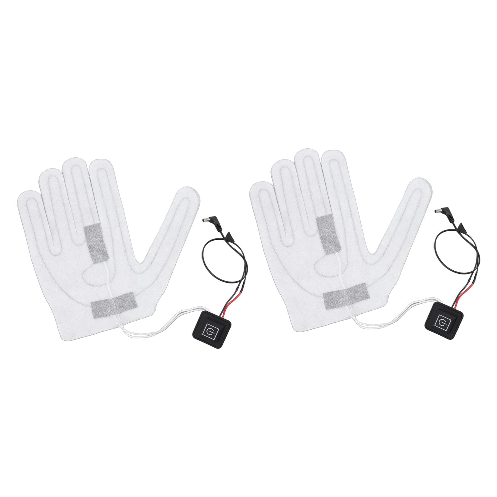 Heated Gloves Pad 2 PCS Electric Heated Gloves Heating Sheet Evenly Heating for Outdoor Winter Sport