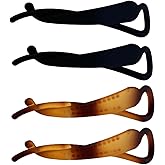 4 PCS French Twist Banana Hair Clip Minimalist Non-Slip Barrettes for Women 80s Vintage Style for All Hair Types