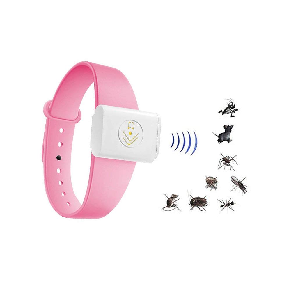 Homeda Camping Mosquito Repellent Bracelet, Electric Ultrasonic Mosquito Repellent Wristband Non-toxic Deet Free Eco-friendly for Camping & Hiking