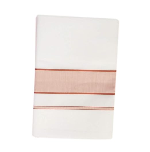 Men's Pure Cotton White Dhoti(142_White_2m)