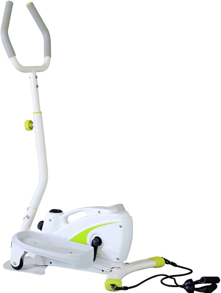 XuZeLii Magnetic Elliptical Cross Trainer Smooth, Quiet Drive Elliptical Machine Exercise Training Is Ideal For Home Office And Gym Use Suitable for Exercise (Color : White, Size : 127x65x48cm)