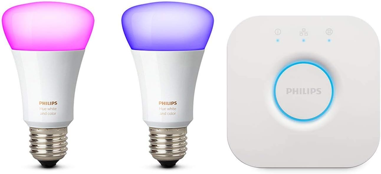 Kit Philips Hue 2 Bombillas + Puente