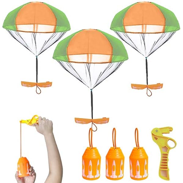 toy rocket launcher with parachute