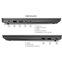 Lenovo V15 Laptop, 15.6" FHD Display, AMD Ryzen 5