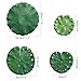 HO2NLE Artificial Lilies Pad Realistic Non-Toxic Floating Water Mat for Home Garden Patio Koi Pond Aquarium Swimming Pool Bird Baths Wedding Party Decor Pack of 8 (15cm+18cm+22cm+30cm)