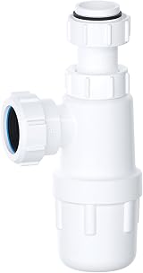 Spares2go Telescopic Waste Bottle Trap 32mm 1.25 inch Universal Outlet view 7