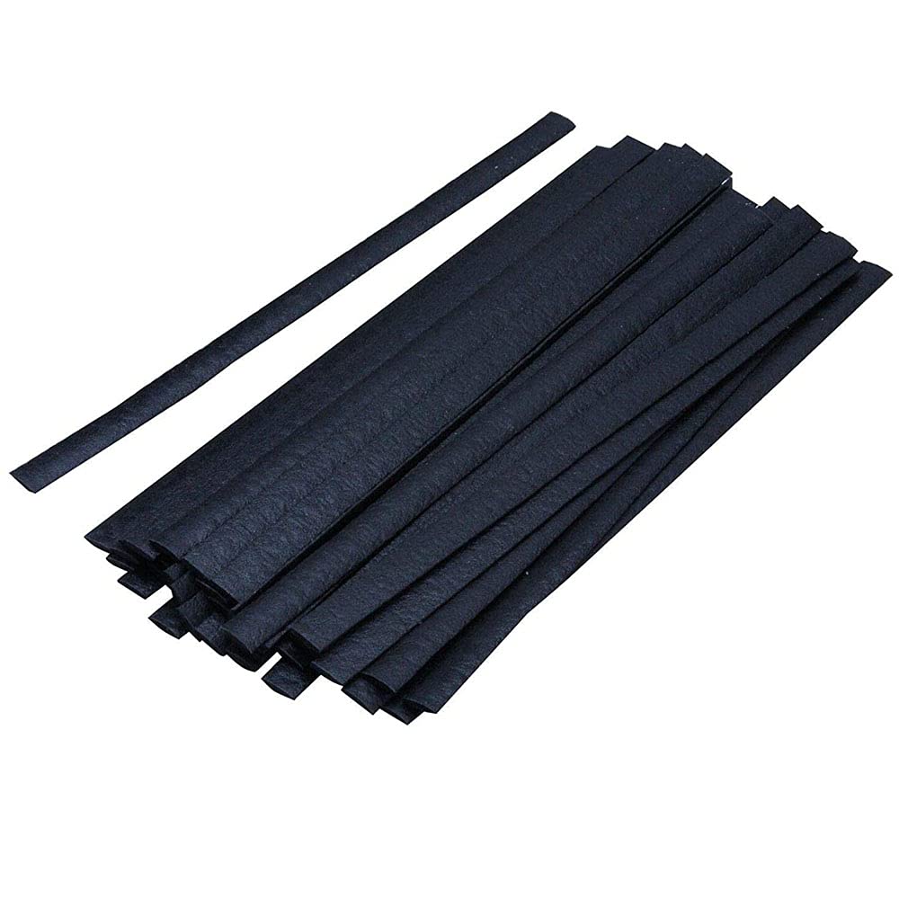 CENPEK 20 Pack Plastic Welding Rods for TPO TEO and PP Bumper Kayak Repairs, Flat Ribbon - Black