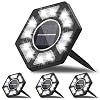 Karvipark Solar Ground Lights, LED Garden Lights Solar Powered Patio Outdoor Lights Waterproof In-ground Landscape…