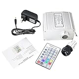 10W LED RGBW Twinkle Light Source Engine with RF 28 Key Remote for Fiber Optic Star Ceiling Kit