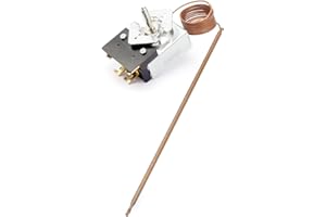 YUXIVCNE Upgraded SA-465-36 Electric Griddle Thermostat Control SA-100-450 Compatible With Star Max Griddle 2T-Z5958 MFG 2T-Z5958 MFG Z5958 Thermostat Replacement for AllPoints 46-1368, Temp 100-450F