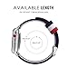 MoKo Compatible for Apple Watch Band, Fine Woven Nylon Adjustable Replacement Band Sport Strap Fit iWatch 42mm 44mm Series 5/4/3/2/1, Blue & White & Red (Not fit 38mm 40mm Versions)