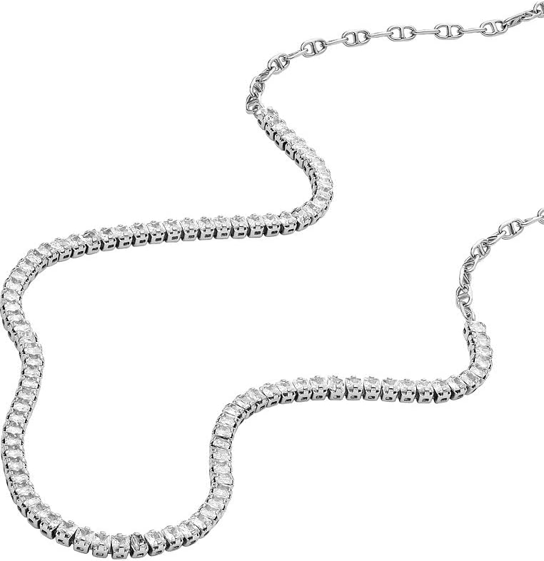 Damenkette Heritage D-Link Glitz Edelstahl, JA7271040