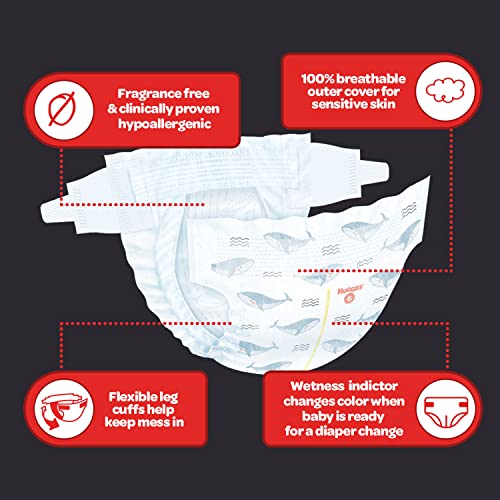 Hypoallergenic Newborn Baby Diapers, 31 Ct, Huggies Special Delivery