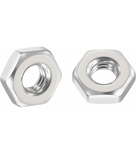 2 000 écrous Hexagonaux à Insert Nylon 8-32 NM - Acier Avec Finition Oxyde Noir - Marque MonsterBolts - Neuf En Vrac