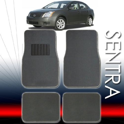 QULAITY UNIVERSAL CARPET CAR FLOOR MATS SET FOR NISSAN SENTRA WITH BOUNS 24 DISCS CAPACITY CD WALLET