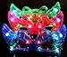 BEST PARTY FAVORS OF 2016! 12 Piece Adorable Butterfly Light Up Flashing Glasses For Children (4 Colors: Red, Green, Blue, & Pink)- With Push On/Off Button for All Occasions
