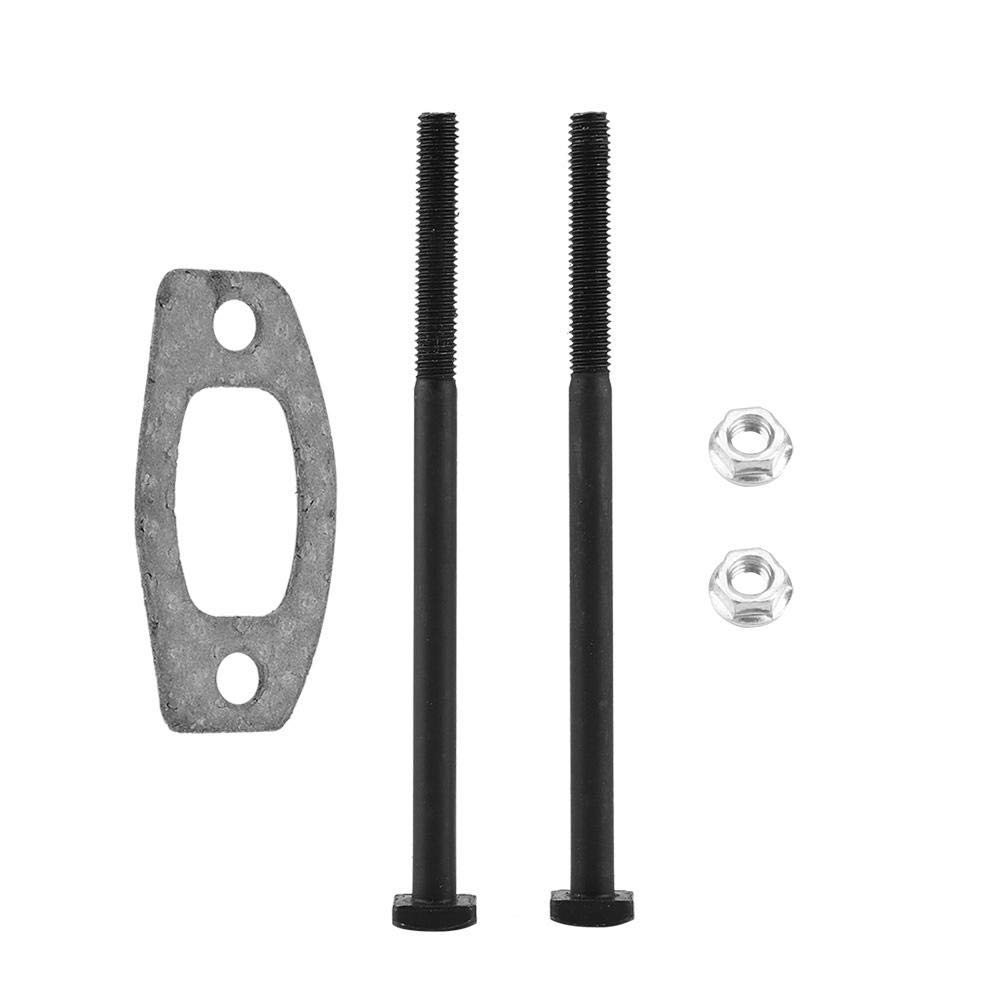 Fdit Muffler Gaskets Nuts Bolts Kit for 50 Special 51 55 Rancher Chainsaw Replacement Parts Gardening Tools