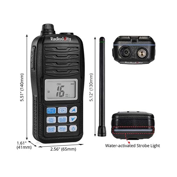 Handy Radioddity Voyage RV6 VHF Marine Float - Imagen 3