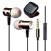 Jeselry Metal Extra Bass Earbuds with MIC and in Ear Buds Stereo Headphones Compatible with iOS and Android,Corded Earphones Headset Compatible for iPhone & Samsung Galaxy