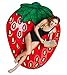 BigMouth Inc Giant Strawberry Beach Blanket, Oversized Beach Towel, Ulta-Soft Microfiber Towel, 5 Feet Wide, Washing Machine Friendly