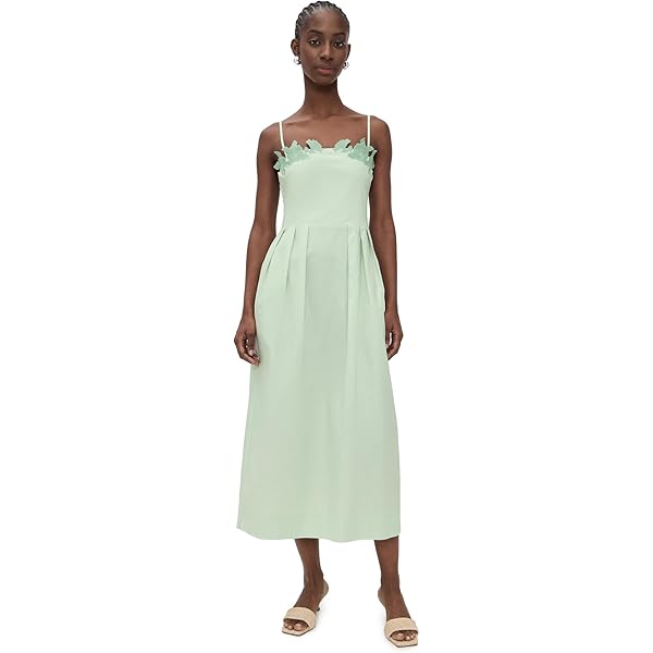 FANM MON Women's Viyana Dress, Teal, Green, Floral, M at Amazon Women's Clothing store FANM MON Women's Viyana Dress, Teal, Green, Floral, M at Amazon Women's Clothing store