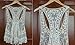 SYILA Women's Floral Sleeveless Vintage Crochet Knit Lace Vest Tank Top Shirt-white-L