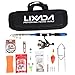 Lixada Fishing Rod Reel Set Telescopic Spinning Rod Reel Combo Kit with Fishing Rod Fishing Reel Fishing Lures Hooks Bag Necessary Fishing Accessories
