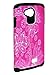 LG Transpyre Case / LG Tribute Case, Customerfirst - Design Premium Heavy Duty Defender Dual Layer Protector Hybrid Phone Cover Case LG Tribute / Transpyre / Optimus F60 (Pink Lotus)