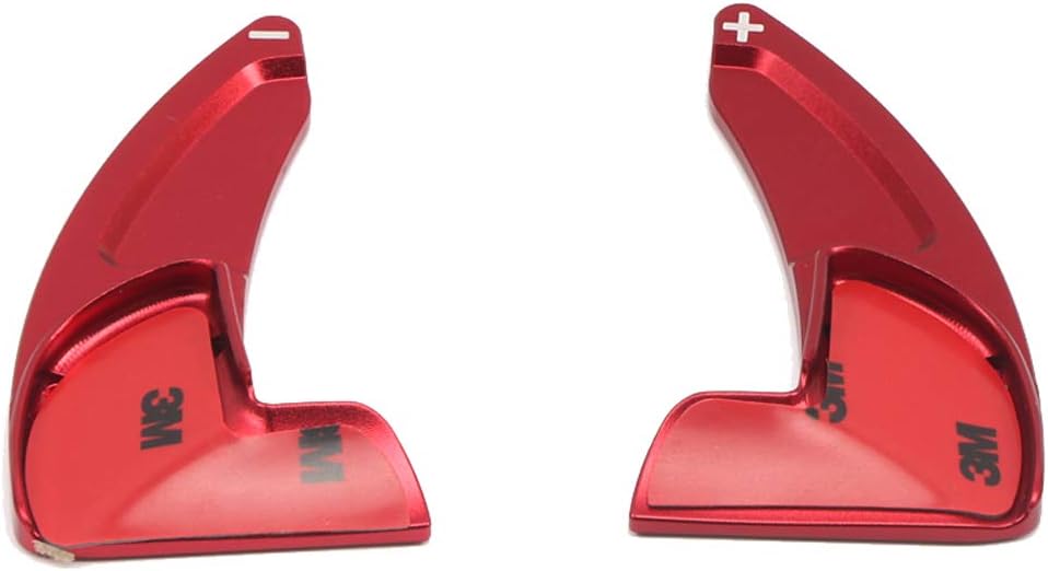 Bishop Tate Colorful Car Styling Red Aluminum Alloy Steering Wheel DSG Shift Extension Paddles for Dodge Challenger 2015-2019