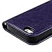 MOLLYCOOCLE iPhone 5 5s Se Wallet Case, Premium PU Leather Flip Folio Wallet Case with Kickstand Credit Card Holder Slim Shockproof TPU Bumper Cover for iPhone 5&5s&SE