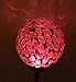 Solar Colorful Flower Petal Ball Lights, Solar Power Multi-Color Color Changing LED Mosaic Glass Ball Decorative Garden Lamp