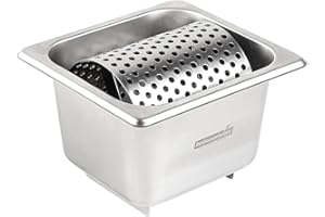 Restaurantware-Met Lux Butter Spreader Roller, 1 Durable Butter Wheel - Spreads Evenly, Raised Bottoms, Stainless Steel Rolle