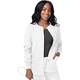 Sivvan Scrubs for Women - Front Snap Warm - Up Jacket