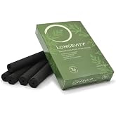 Longevity Pure Smokeless Moxa Sticks - With Hole in Center (5 Per Box) - 1 box