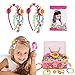 Conleke Pop Snap Beads with Mermaid Hairpin,Jewelry Making Kit(600PCS)- Hairband Necklace Bracelet and Ring Creativity DIY Set,Ideal Christmas Birthday Gifts for Girls Age 4 5 6 7 8 Year Old Kids Toys