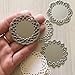 StaunchWea 4Pcs Round Lace Metal Cutting Die Stencils DIY Scrapbooking Album Embossing Tool