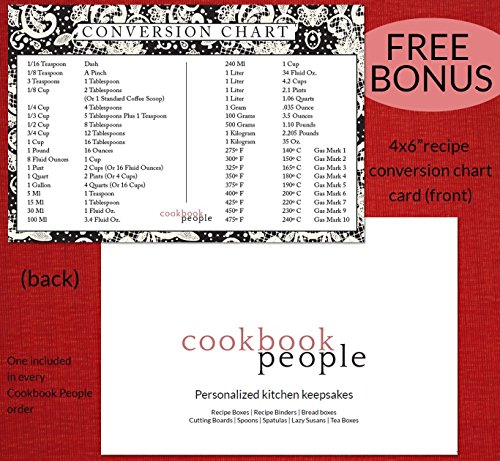 Bamboo Recipe Box Personalized Option for 4x6 Cards - Includes Dividers (Blissful) - Thumbnail 7