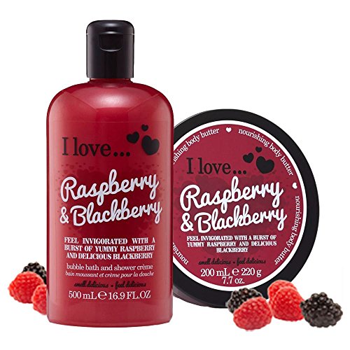 I Love… Blackberry & Raspberry Shower Gel and Body Butter Duo Pack