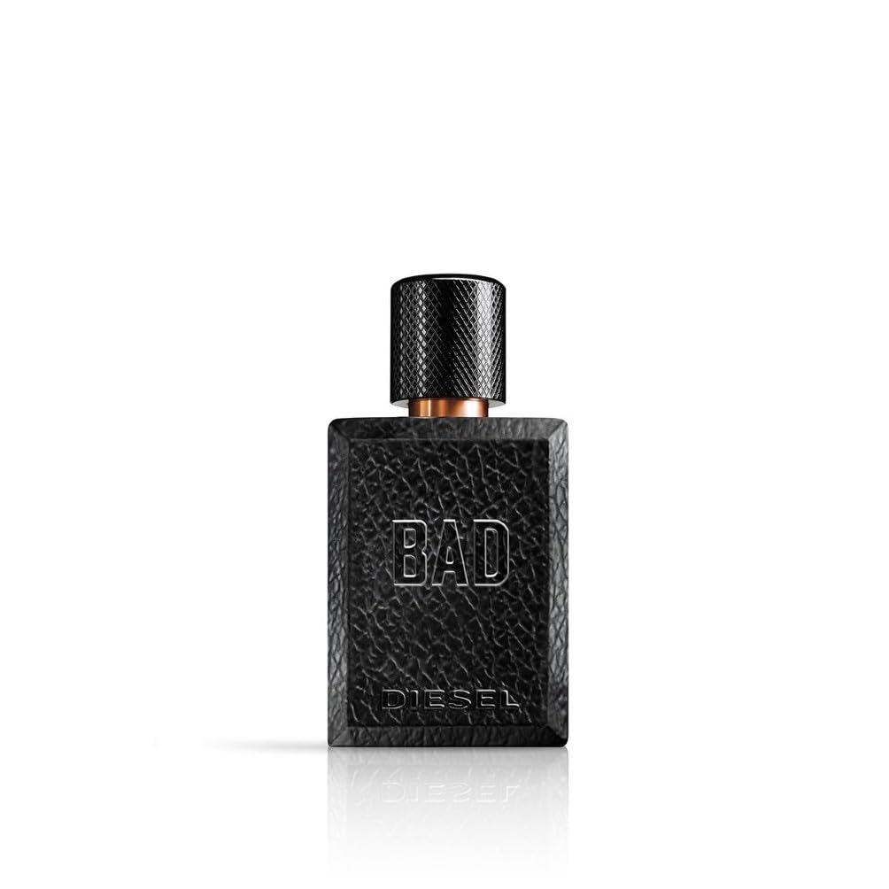 Diesel BAD Eau de Toilette for Men, Bold Woody Fragrance with Tobacco, Caviar & Bergamot for Seductive & Daring Masculinity, Irresistible & Smoky Base Note, 50ml