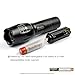 Rechargeable LED Tactical Flashlight Kit - Moobibear 2017 Latest 800lm Ultra Bright Handheld Flashlights, Adjustable Focus, 5 Lighting Modes, Water Resistant Torch For Camping Hiking