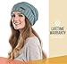 Brook + Bay Slouchy Beanie - Women's Winter Hats, Oversized Beanie Knitted Hats for Women & Men - Beanie Slouch Hats for Cold Weather Pastel Green