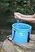 Freegrace Premium Collapsible Bucket -Multifunctional Folding Bucket -Perfect Gear for Camping, Hiking & Travel(Sky Blue,10L)
