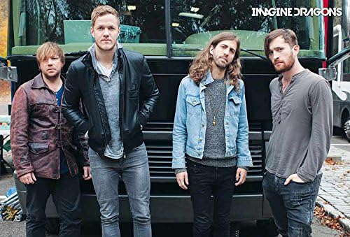Imagine Dragons - Music Wall Decoration Poster Size 24"x35"inch. Rare New - Image Print Photo