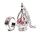 New Puella Magi Madoka Magica Soul Gem Necklace + Ring Cosplay Set Pink